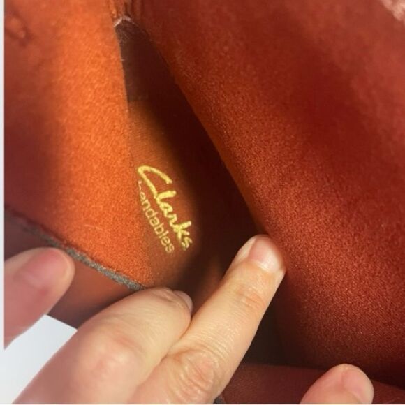 Clarks Women's Stroll Vine Ankle Boots Rust 10 - Picture 6 of 8